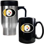 NFL Pittsburgh Steelers Travel Mug & Coffee Mug