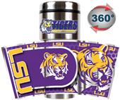 NCAA LSU Travel Tumbler Hi-Def Metallic Graphics