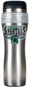 Michigan St Stainless Steel Bling Travel Tumbler