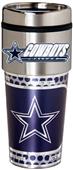 NFL Dallas Cowboys 16oz Tumbler w/ Metallic Wrap