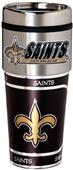 NFL New Orleans Saints Tumbler w/ Metallic Wrap
