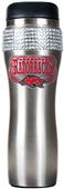 NCAA Arkansas Stainless Steel Bling Travel Tumbler