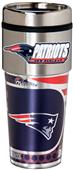 NFL New England Patriots Tumbler w/ Metallic Wrap