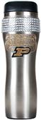 NCAA Purdue Stainless Steel Bling Travel Tumbler