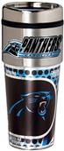 NFL Carolina Panthers Tumbler w/ Metallic Wrap