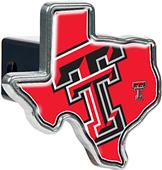 NCAA Texas Tech Texas Shaped Trailer Hitch Cover