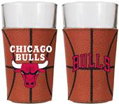 NBA Chicago Bulls 2pc 16oz GameBall Pint Glass Set