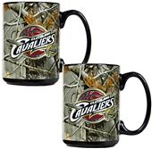 NBA Cleveland Cavaliers Open Field Ceramic Mug Set