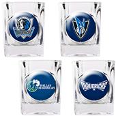 NBA Dallas Mavericks Collector's Shot Glass Set