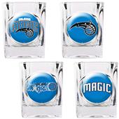 NBA Orlando Magic 4pc Collector's Shot Glass Set