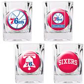 NBA Philadelphia 76ers Collector's Shot Glass Set