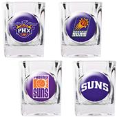NBA Phoenix Suns 4pc Collector's Shot Glass Set