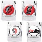 NBA Portland Trailblazers Collector's Shot Glasses