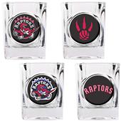 NBA Toronto Raptors 4pc Collector's Shot Glass Set