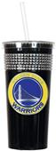NBA Golden State Warriors Bling Tumbler w/ Straw