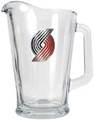 NBA Portland Trailblazers Glass Beverage Pitcher