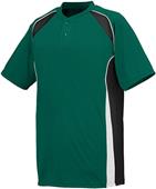 Augusta Base Hit 2-Button Baseball Jersey Augusta Base Hit 2-Button Baseball Jersey