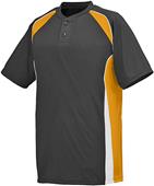 Augusta Base Hit 2-Button Baseball Jersey Augusta Base Hit 2-Button Baseball Jersey