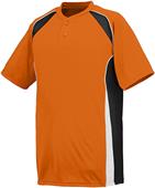 Augusta Base Hit 2-Button Baseball Jersey Augusta Base Hit 2-Button Baseball Jersey