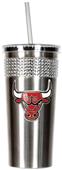 NBA Chicago Bulls Bling Tumbler w/ Straw