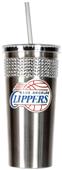 NBA Los Angeles Clippers Bling Tumbler w/ Straw