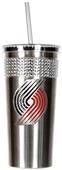 NBA Portland Trailblazers Bling Tumbler w/ Straw