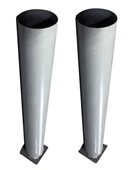 Baseball 20' or 30' Foul Pole Ground Sleeves PAIR