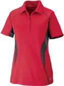North End Sport Serac Ladies Zippered Polo North End Sport Serac Ladies Zippered Polo