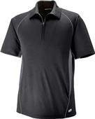 North End Sport Serac Mens Zippered Polo
