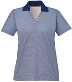 Extreme Launch Ladies Snap Protection Striped Polo Extreme Launch Ladies Snap Protection Striped Polo