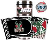 NBA Milwaukee Bucks 16oz Tumbler w/ Metallic Wrap