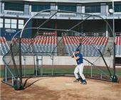 The Little Slam Collegiate Style Portable Bat Cage