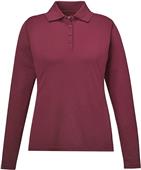 Core365 Pinnacle Ladies Long Sleeve Pique Polo
