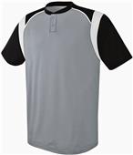 High Five Wildcard 2-Button Baseball Jersey High Five Wildcard 2-Button Baseball Jersey