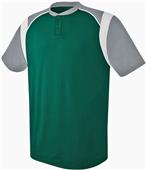 High Five Wildcard 2-Button Baseball Jersey High Five Wildcard 2-Button Baseball Jersey