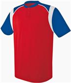 High Five Wildcard 2-Button Baseball Jersey High Five Wildcard 2-Button Baseball Jersey