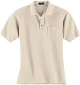 Ash City Mens Pique Polo With Pocket
