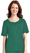 Adar Women's Sweetheart V-Neck Scrub Top Adar Women's Sweetheart V-Neck Scrub Top