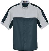 Ash City Mens Color Block Short Sleeve Shirt