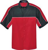 Ash City Mens Color Block Short Sleeve Shirt