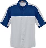 Ash City Mens Color Block Short Sleeve Shirt
