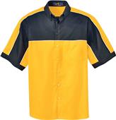 Ash City Mens Color Block Short Sleeve Shirt