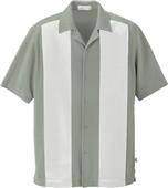 Il Migliore Mens Knit Ottoman Camp Shirt