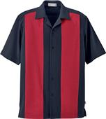 Il Migliore Mens Knit Ottoman Camp Shirt