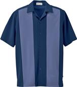 Il Migliore Mens Knit Ottoman Camp Shirt