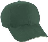 North End Brushed Chino Twill Sandwich Caps