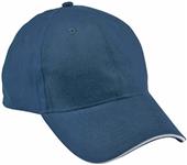 North End Brushed Chino Twill Sandwich Caps