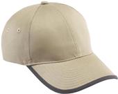 North End Unbrushed Chino Twill Cap w/Rolled Edge