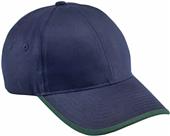 North End Unbrushed Chino Twill Cap w/Rolled Edge