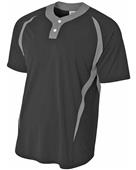A4 2-Button Henley Baseball Jerseys CO A4 2-Button Henley Baseball Jerseys CO